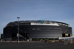 FILE PHOTO: MetLife Stadium is pictured in East Rutherford, New Jersey, U.S. June 15, 2022. REUTERS/Mike Segar/File Photo. The MetLife Stadium is due to host the FIFA World Cup Final in 2026.