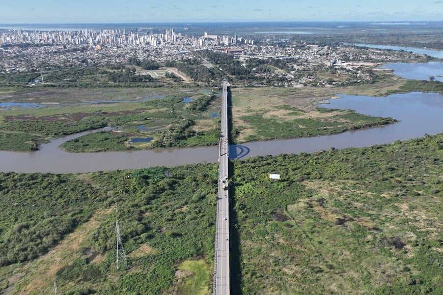 El nuevo puente a construir se ubicará de forma paralela al Carretero. Foto: Fernando Nicola