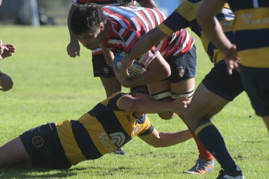 Santa Fe Rugby empató con GER y se mantiene entre el lote de punteros. Crédito: Luis Cetraro