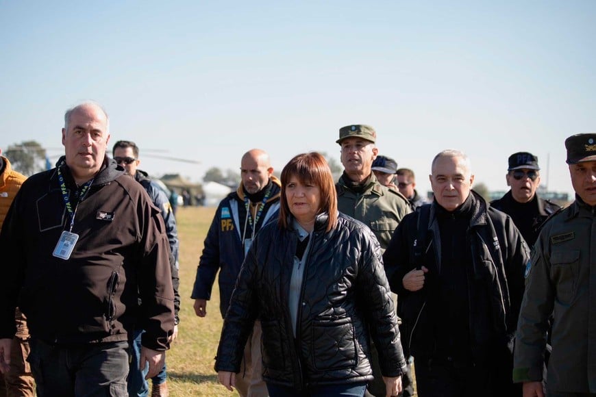 La funcionaria nacional desembarcó en Corrientes para encabezar los operativos.