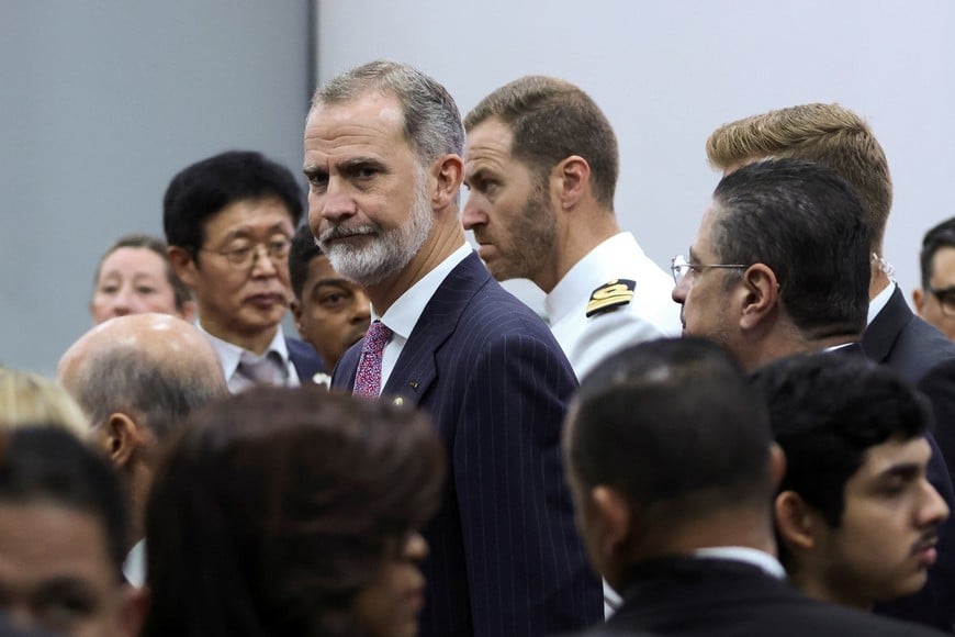Spain's King Felipe attends the swearing-in ceremony for Panama's President Jose Raul Mulino, in Panama City, Panama, July 1, 2024. REUTERS/Aris Martinez