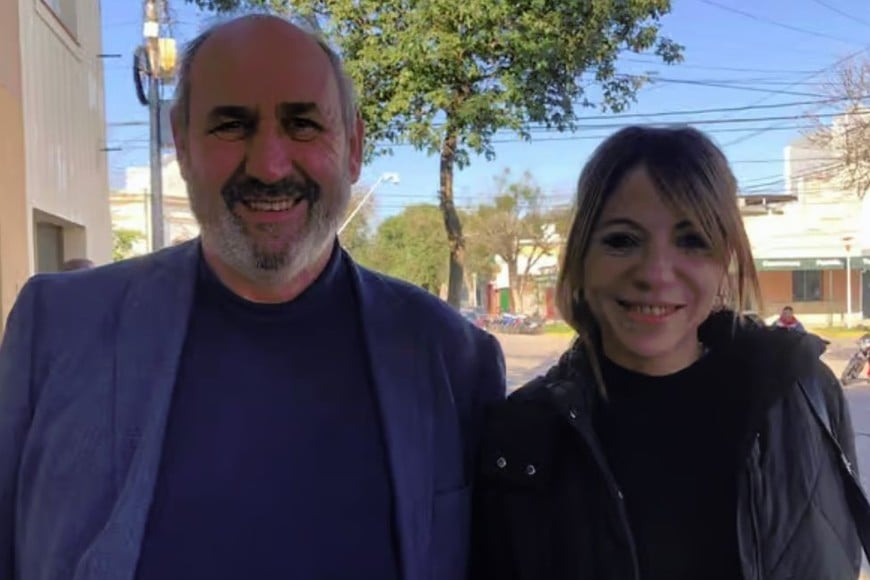 Darío Boscarol  y Anahí Rodríguez, de ASSA