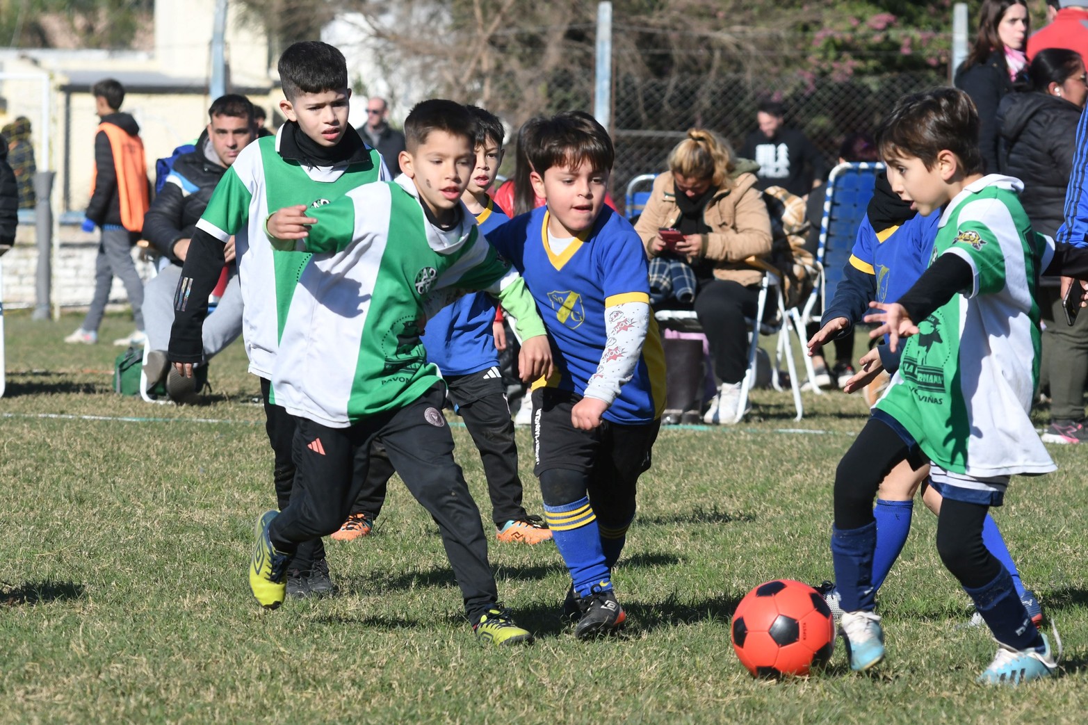 Llegó a su fin la primera parte del año de los encuentros de escuelitas de fútbol que reúne cada fin de semana a mas de 1500 chicos entre 4 y 12 años.  Banco Provincial fue el escenario de una jornada inolvidable. Habrá quince días de descanso y luego volverá la actividad.