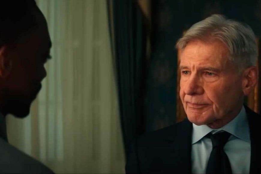 Harrison Ford es el presidente de EE.UU en el film.