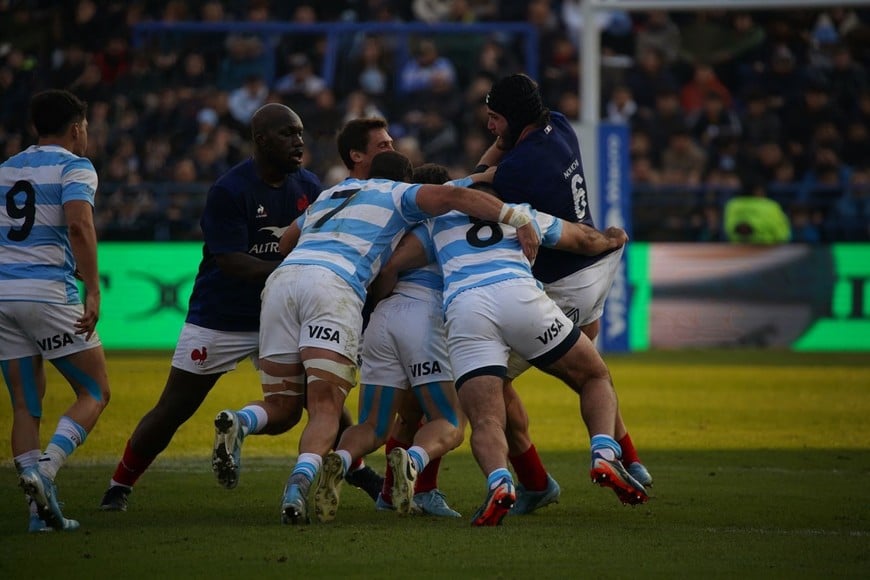 Gran triunfo de Los Pumas ante Francia. Crédito: Fernando Nicola