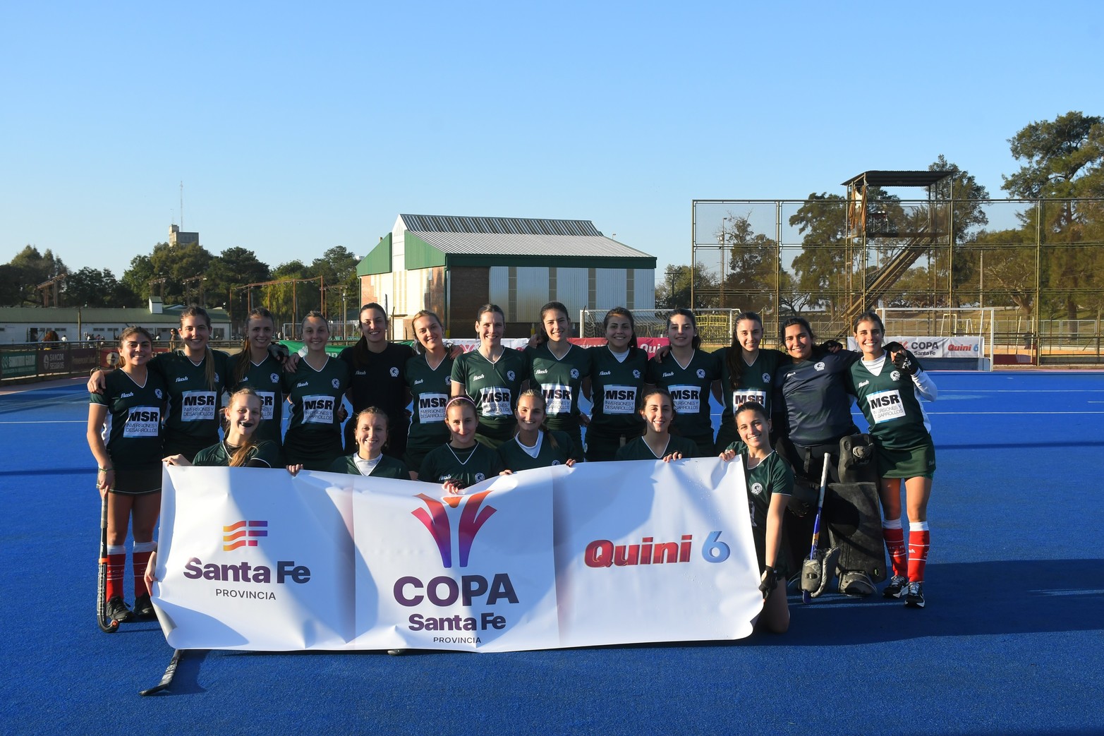 Este sábado se jugaron partidos por cuartos y semifinal del torneo de hockey femenino por la Copa Santa Fe