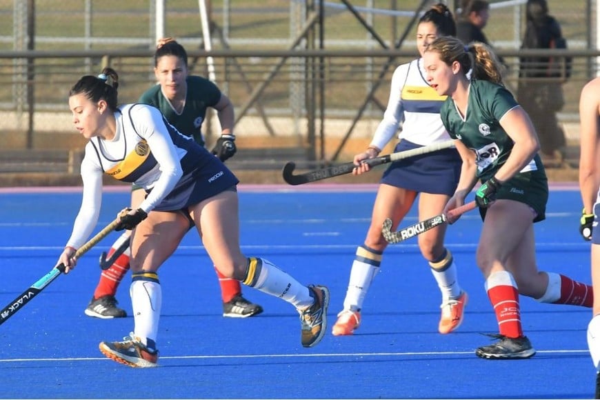 Hockey femenino en Copa Santa Fe Foto: Mauricio Garín