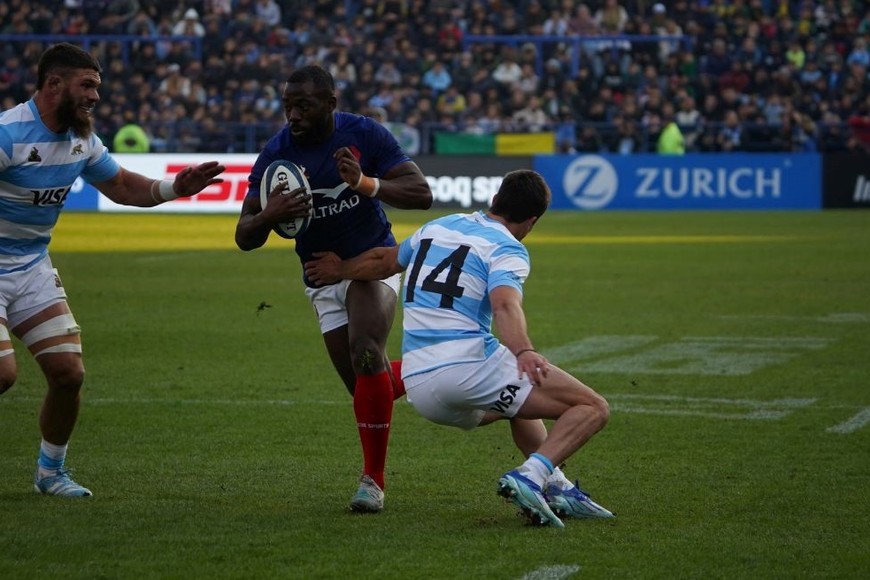 Primera alegría del año contra Francia: 33-25. Créditos: Fernando Nicola