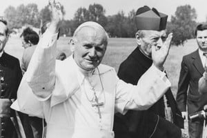 Papa Juan Pablo II (Karol Wojtyla). Sumo pontífice entre 1978 y 2005.