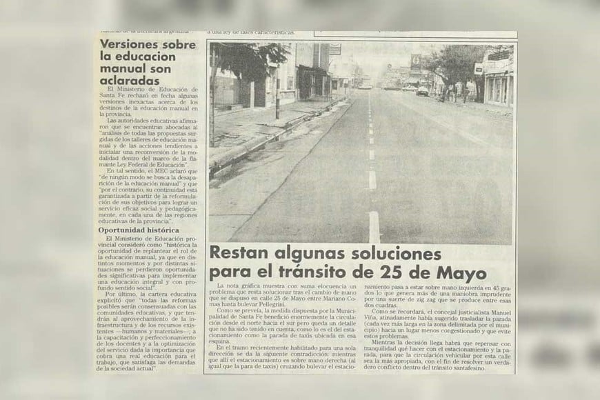 Los temas locales, parte de la agenda de El Litoral el 17 de julio de 1994.
