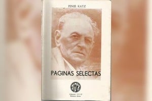 Portada de una de las más trascendentes obras de Pinie Katz, impulsor de la ICUF en Argentina y su primer presidente. Fue un importante periodista en lengua yidis (o yiddish), ensayista y traductor.
