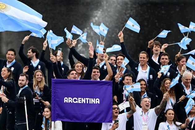 Video: la aparición de la delegación argentina en la ceremonia de apertura