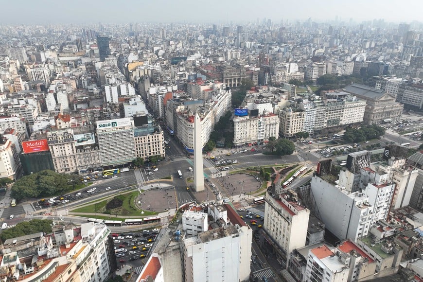 Buenos Aires y su mítico centro, con el Obelisco como emblema. Foto: Fernando Nicola
