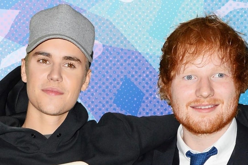 Justin Bieber y Ed Sheeran