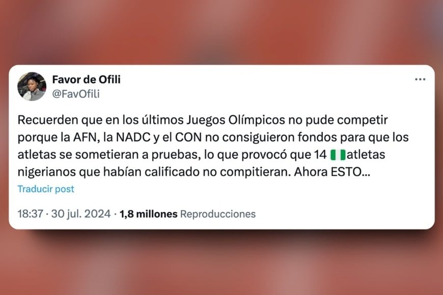 Ofili: "Recuerden, en los últimos Juegos Olímpicos no pude competir..."