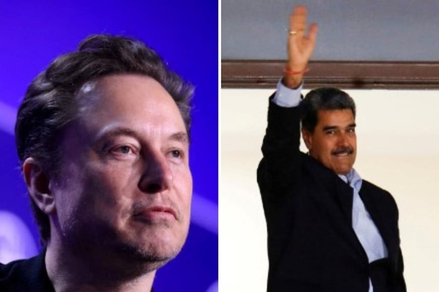 Elon Musk y Nicolás Maduro. Crédito: Reuters
