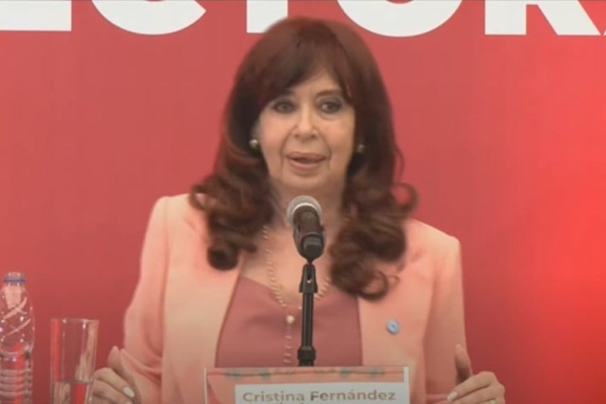 Cristina Kirchner este sábado desde México.