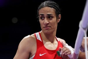 FILE PHOTO: Paris 2024 Olympics - Boxing - Women's 66kg - Prelims - Round of 16 - North Paris Arena, Villepinte, France - August 01, 2024.
Imane Khelif of Algeria is seen after her fight against Angela Carini of Italy. REUTERS/Isabel Infantes/File Photo