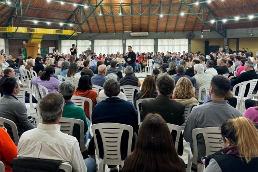 Lisandro Enrico fue uno de los principales oradores de la jornada.