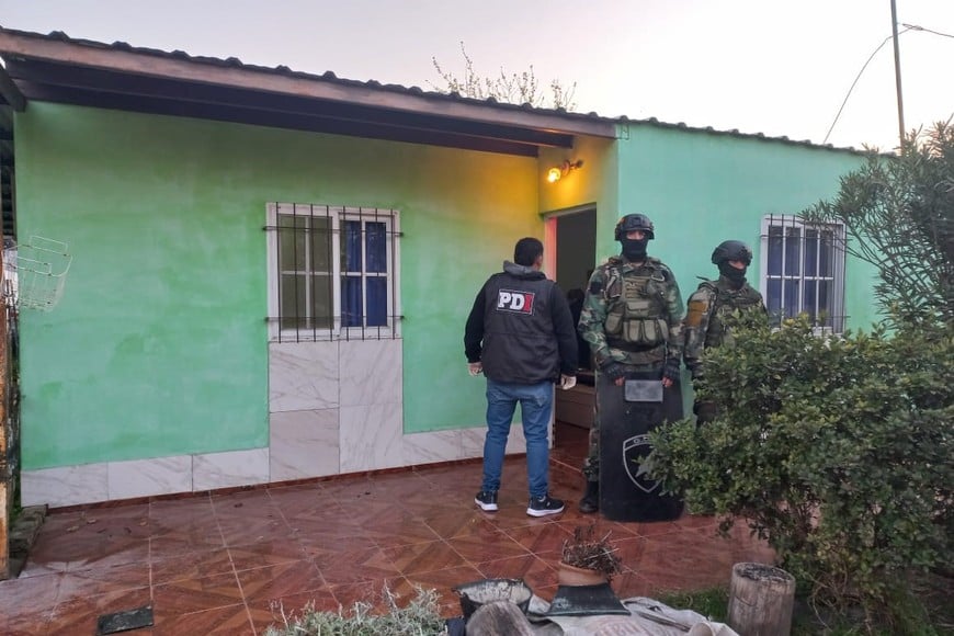 El procedimiento tuvo lugar en un domicilio de calle Río Coronda S/N de Barrio Devoto, en Desvío Arijón.