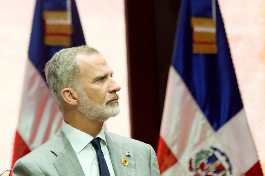 Spain's King Felipe attends Dominican Republic President Luis Abinader's swearing-in ceremony in Santo Domingo, Dominican Republic, August 16, 2024.REUTERS/Fran Afonso