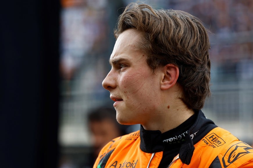 Formula One F1 - Dutch Grand Prix - Circuit Zandvoort, Zandvoort, Netherlands - August 24, 2024
McLaren's Oscar Piastri reacts after qualifying in third REUTERS/Piroschka Van De Wouw