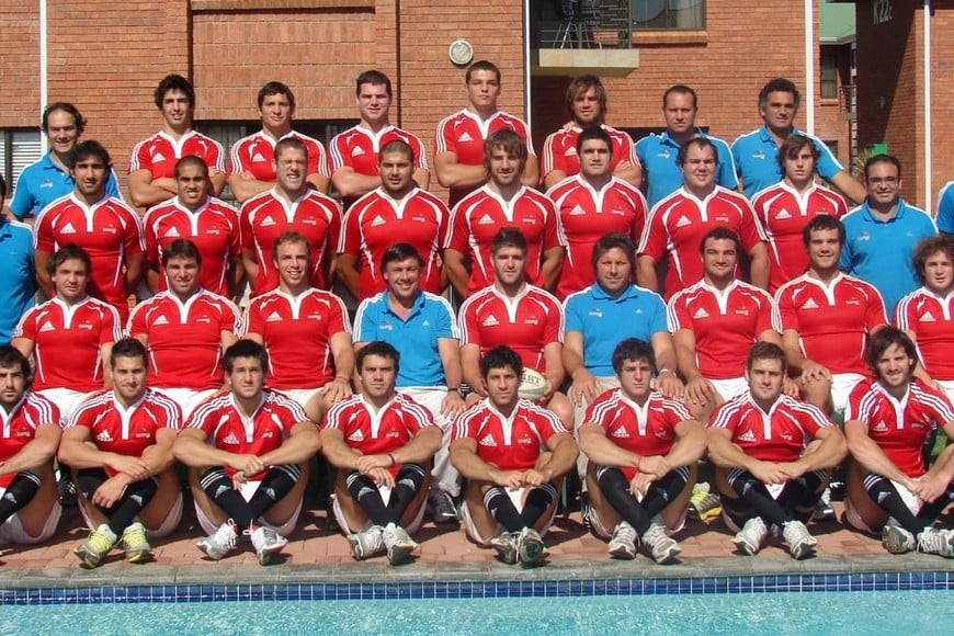 Nannini fue integrante del plantel de Pampas XV que salió campeón de la Vodacom Cup en 2011. En la imagen, el primero de la izquierda de la segunda fila empezando de abajo.