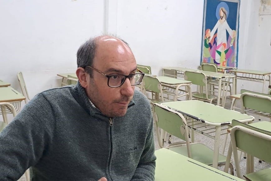 Martín Pascual, delegado episcopal de Educación. Crédito: El Litoral