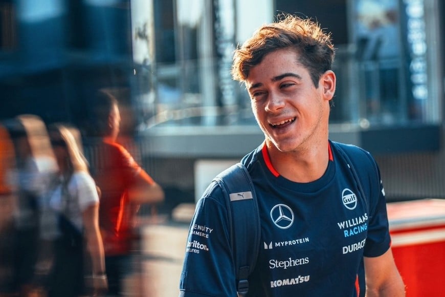 Franco Colapinto ya es piloto oficial de Fórmula 1. Crédito: Williams Racing