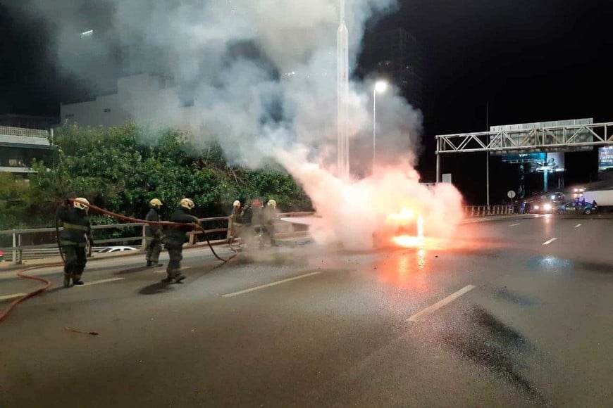 Imágenes dantescas se vivieron este jueves por la madrugada.