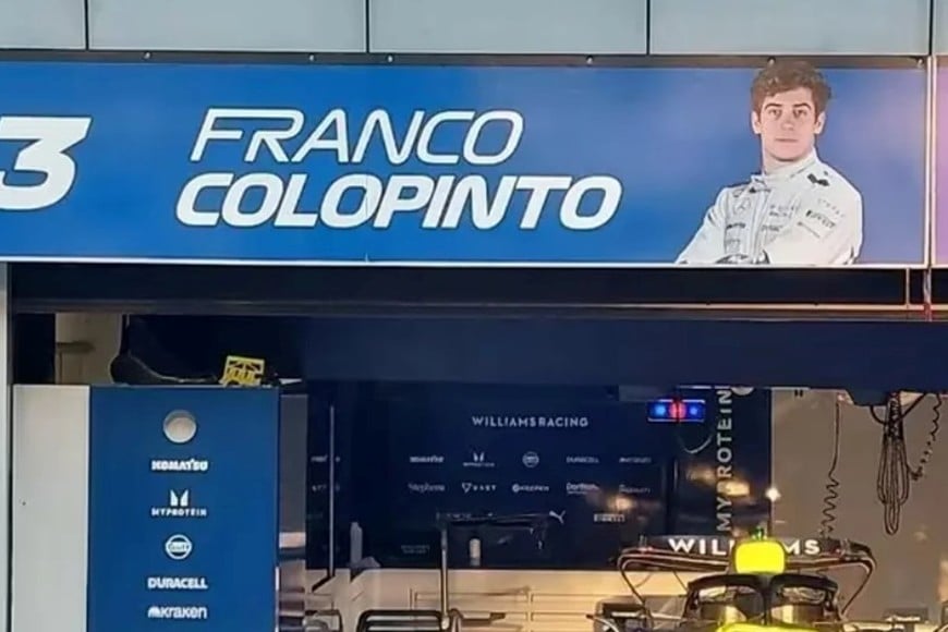 Insólito error en Monza en la preparación del debut de Colapinto en la Fórmula 1.