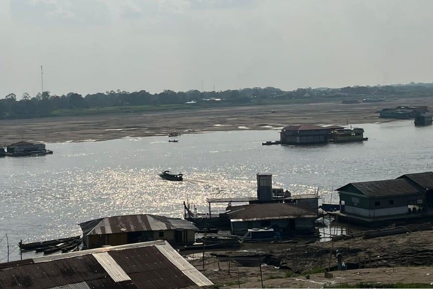 Quedaron aisladas las comunidades que dependen del transporte fluvial.