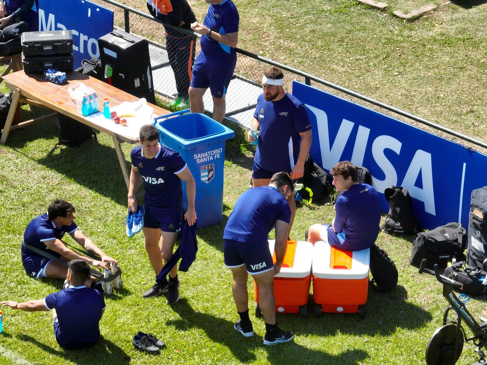 Los Pumas entrenaron en CRAI ante miles de fanáticos.