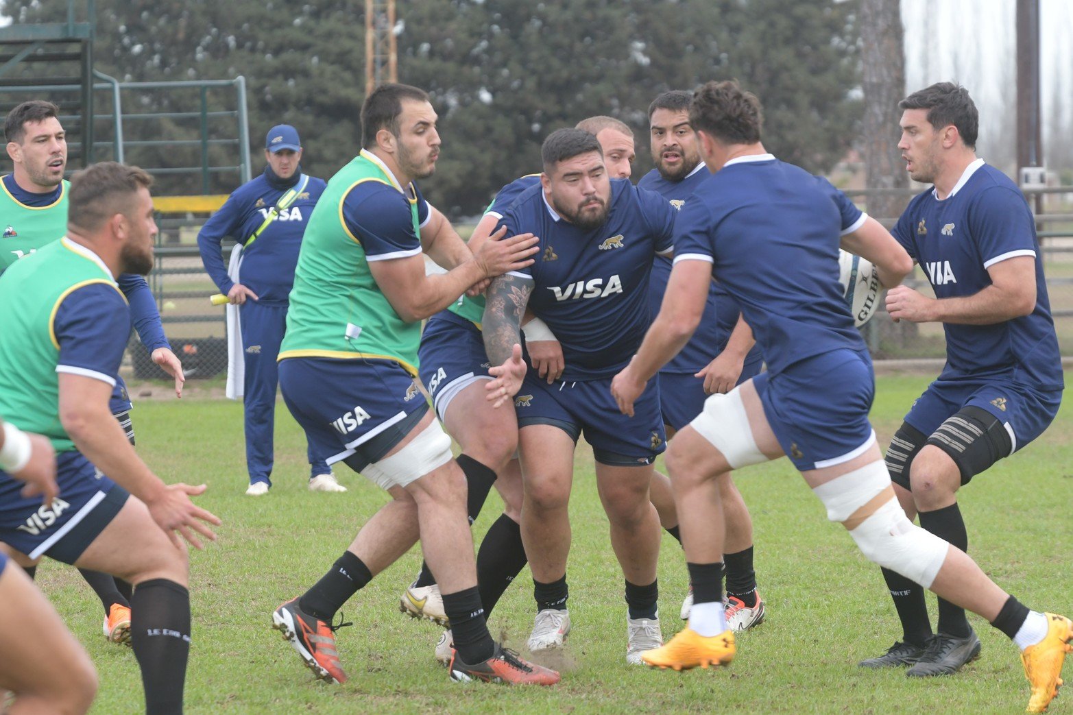 Los Pumas entrenaron en CRAI ante miles de fanáticos.