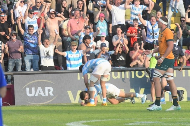 Los Pumas no se olvidan más de Santa Fe: goleada histórica a los Wallabies por 67 a 27