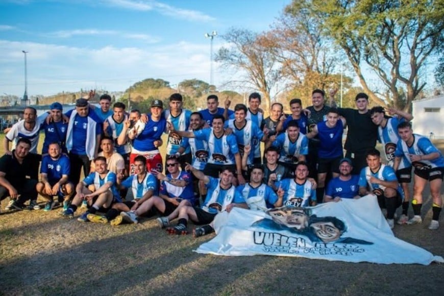 9 de Julio ganó una fecha antes el Clausura. Clasificó a las semifinales. Arocena festejó. Crédito: Franco Rivas.