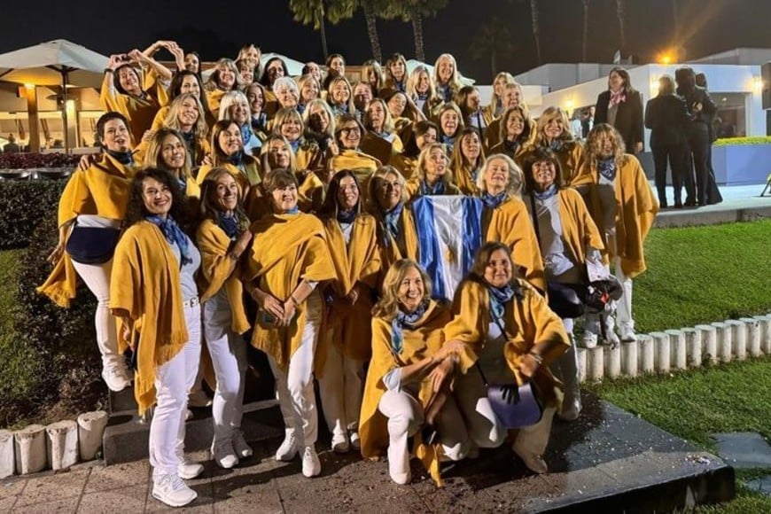 La delegación Argentina en Perú