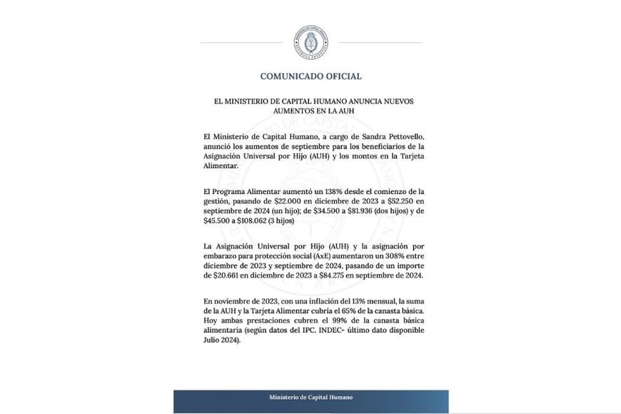 Comunicado Oficial.