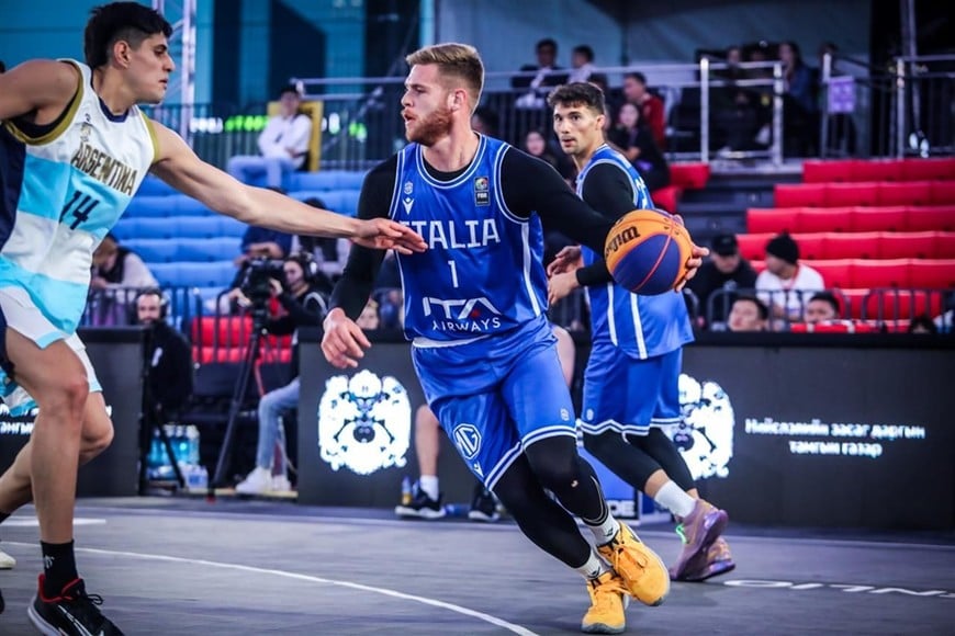 Los chicos cerraron invictos el primer día de competencia con victorias sobre Israel e Italia. Crédito: FIBA 3x3