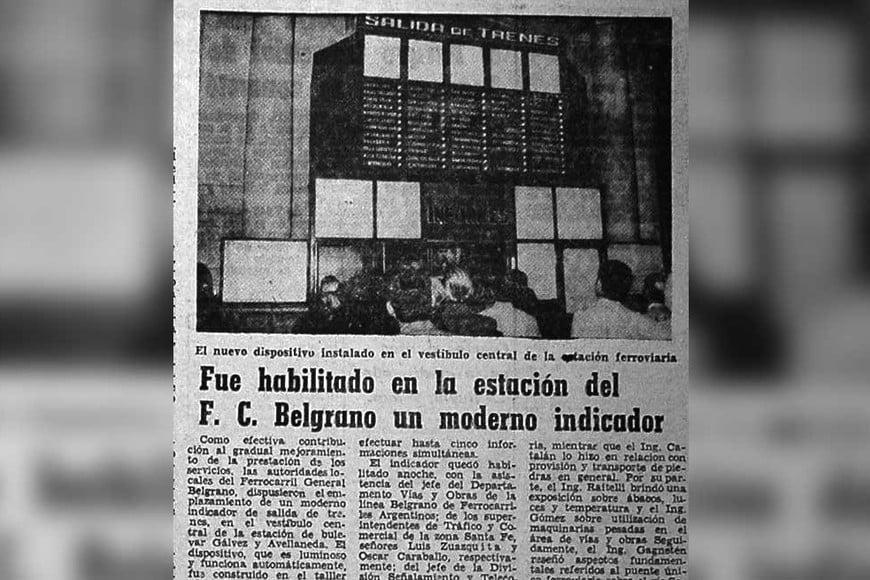 La crónica de El Litoral, de noviembre de 1976. Archivo El Litoral