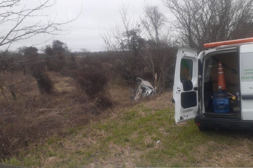 El accidente de tránsito se registró en la ruta provincial 70,