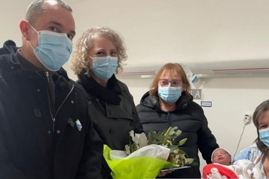 El bebé se llama Noah Portillo y nació el martes en el Hospital Regional de Río Gallegos.