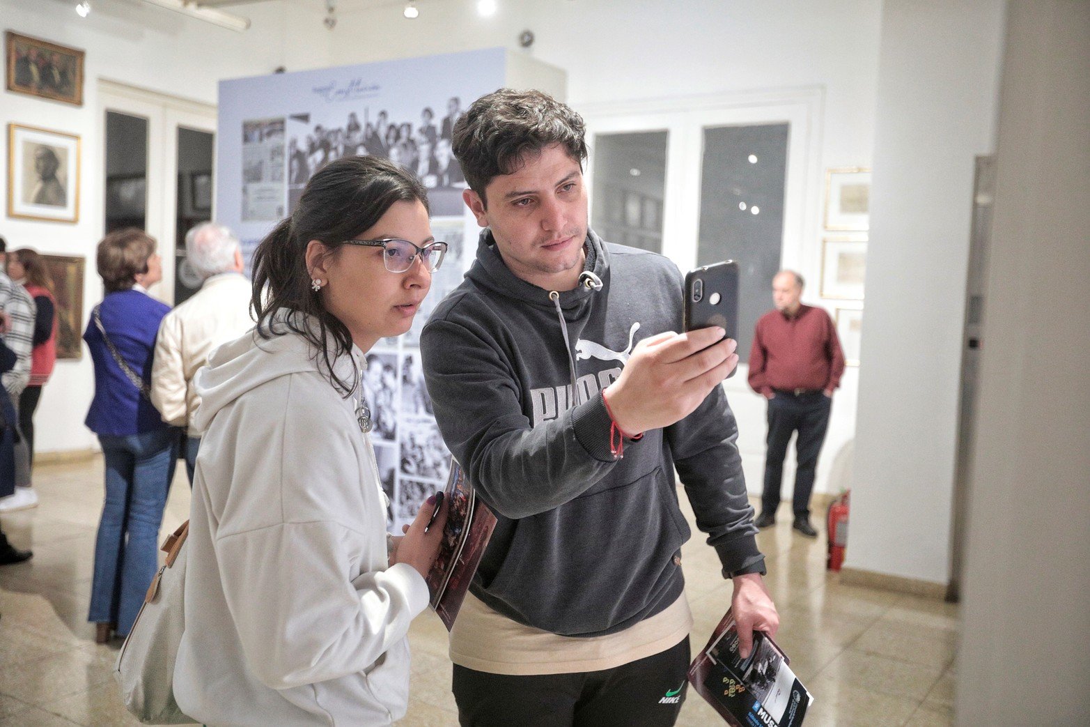 Noche de los museos muestra registro de la constitución 30 años de la reforma constitucional en el museo Rosa Galisteo.