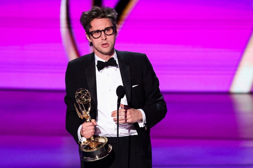 Christopher Storer accepts the award for Best Directing for a Comedy Series for "The Bear" at the 76th Primetime Emmy Awards in Los Angeles, California, U.S., September 15, 2024. REUTERS/Mario Anzuoni