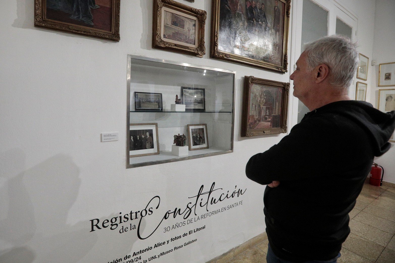 Noche de los museos muestra registro de la constitución 30 años de la reforma constitucional en el museo Rosa Galisteo.