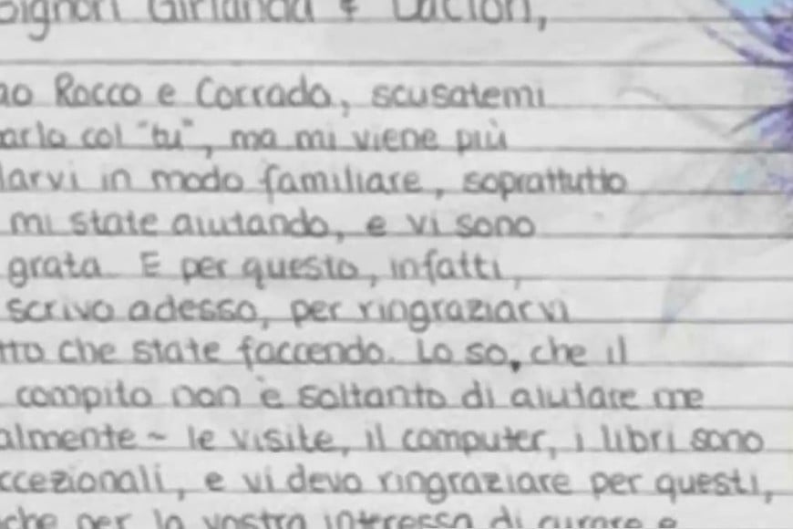 Carta escrita por Amanda Knox