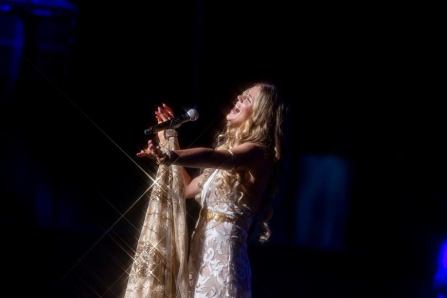 Joss Stone, cantante británica de soul, en el Movistar Arena, 17 de septiembre de 2024.