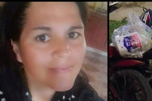 Familiares de la mujer buscan identificar al conductor de la camioneta que la chocó y se escapó.