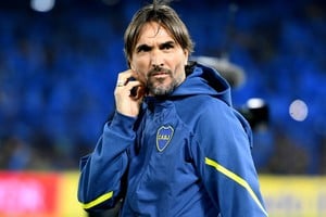 Soccer Football - Copa Sudamericana - Round of 16 - First Leg - Boca Juniors v Cruzeiro - Estadio La Bombonera, Buenos Aires, Argentina - August 15, 2024
Boca Juniors' coach Diego Martinez REUTERS/Cristina Sille