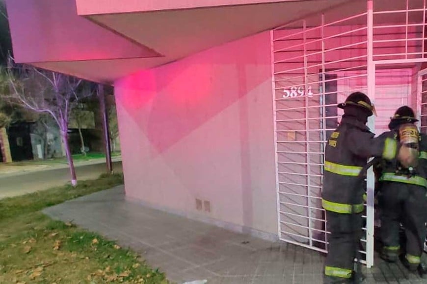 La tranquilidad de la noche se quebró con este siniestro en María Selva.